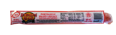 Hawaiian Brand Portuguese Sausage Hot 5 oz