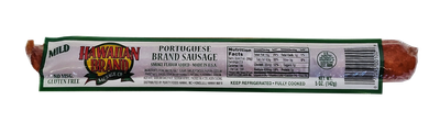 Hawaiian Brand Portuguese Sausage Mild 5 oz