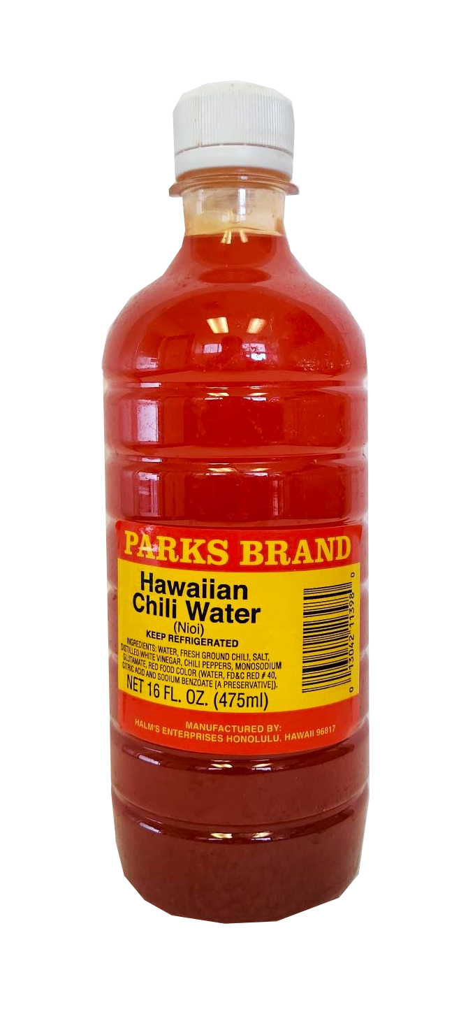 Parks Brand Hawaiian Chili Water  16 oz