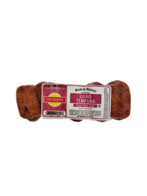 Okuhara Kushiten Gobo Tempura Fried Fish Cake 5.5 oz