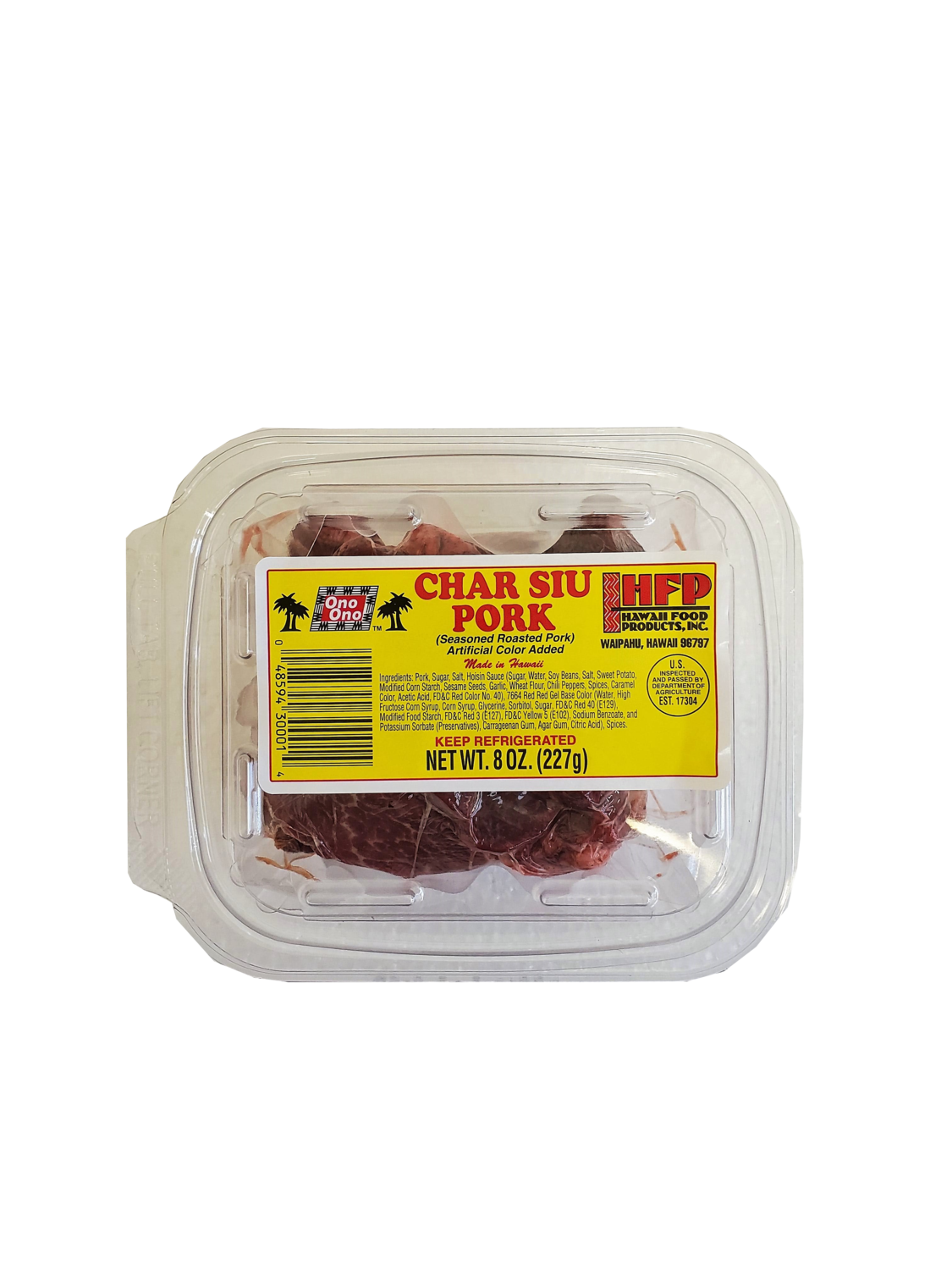 Ono Ono Char Siu Pork Pupu Pack 8 oz