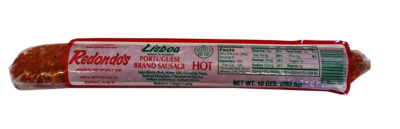 Redondo's Lisboa Portuguese Sausage Hot 10 oz