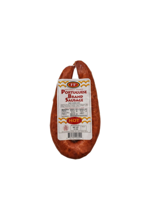 Franks Foods Portuguese Sausage Hot 12 oz