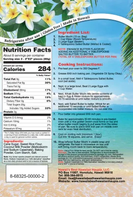 Hawaii's Best Hawaiian Butter Mochi Mix 15oz