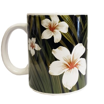Mug - Plumeria and Fronds 11 oz