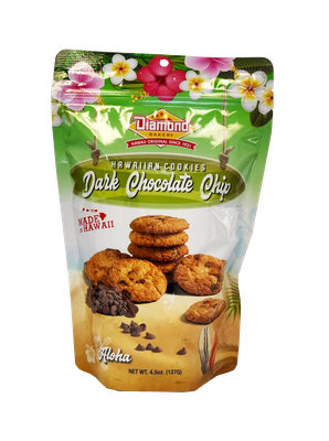 Diamond Bakery Hawaiian Cookies Dark Chocolate Chip 4.5 oz.