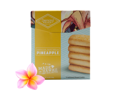 Diamond Bakery Hawaiian Shortbread Cookies - Pineapple 4.4 oz.