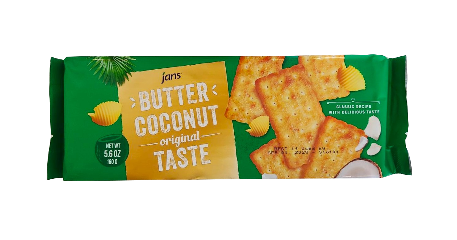 JANS Butter Coconut Cracker 5.6oz