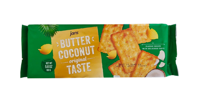 JANS Butter Coconut Cracker 5.6oz
