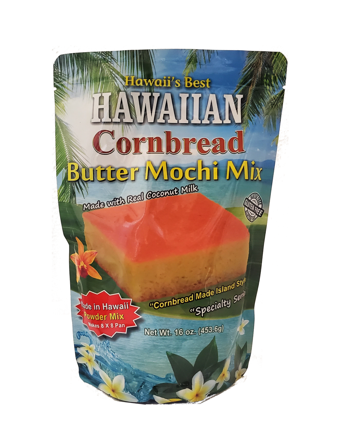 Hawaii's Best Hawaiian Cornbread Butter Mochi Mix 16oz