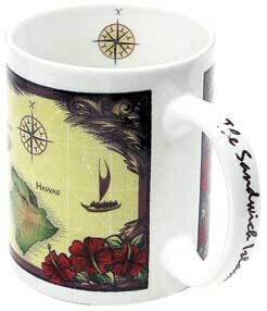 Mug - Brown Island Chain 11 oz