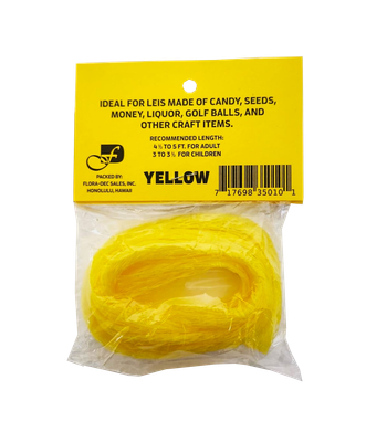 Lei Netting- Yellow 10ft