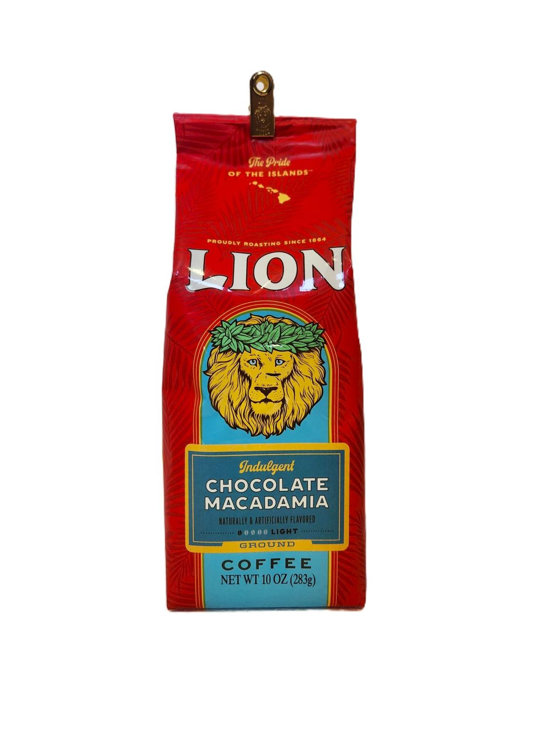 Lion Chocolate Macadamia Ground Coffee 10 oz