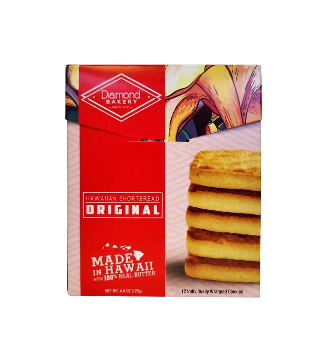 Diamond Bakery Hawaiian Shortbread Cookies - Original  4.4 oz.