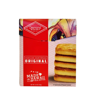 Diamond Bakery Hawaiian Shortbread Cookies - Original  4.4 oz.