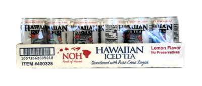 NOH Hawaiian Iced Tea Can Drinks 24/11.5oz. (SOLD IN CASES ONLY)