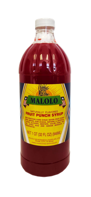 Malolo Fruit Punch Syrup 32 oz