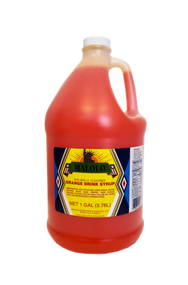 Malolo Orange Drink Syrup 1 Gallon