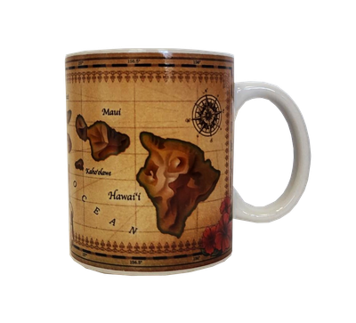 Mug - Vintage Island Map  11 oz