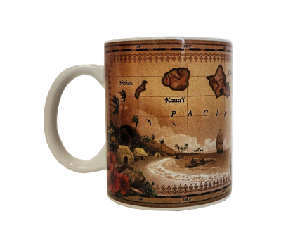 Mug - Vintage Island Map  11 oz
