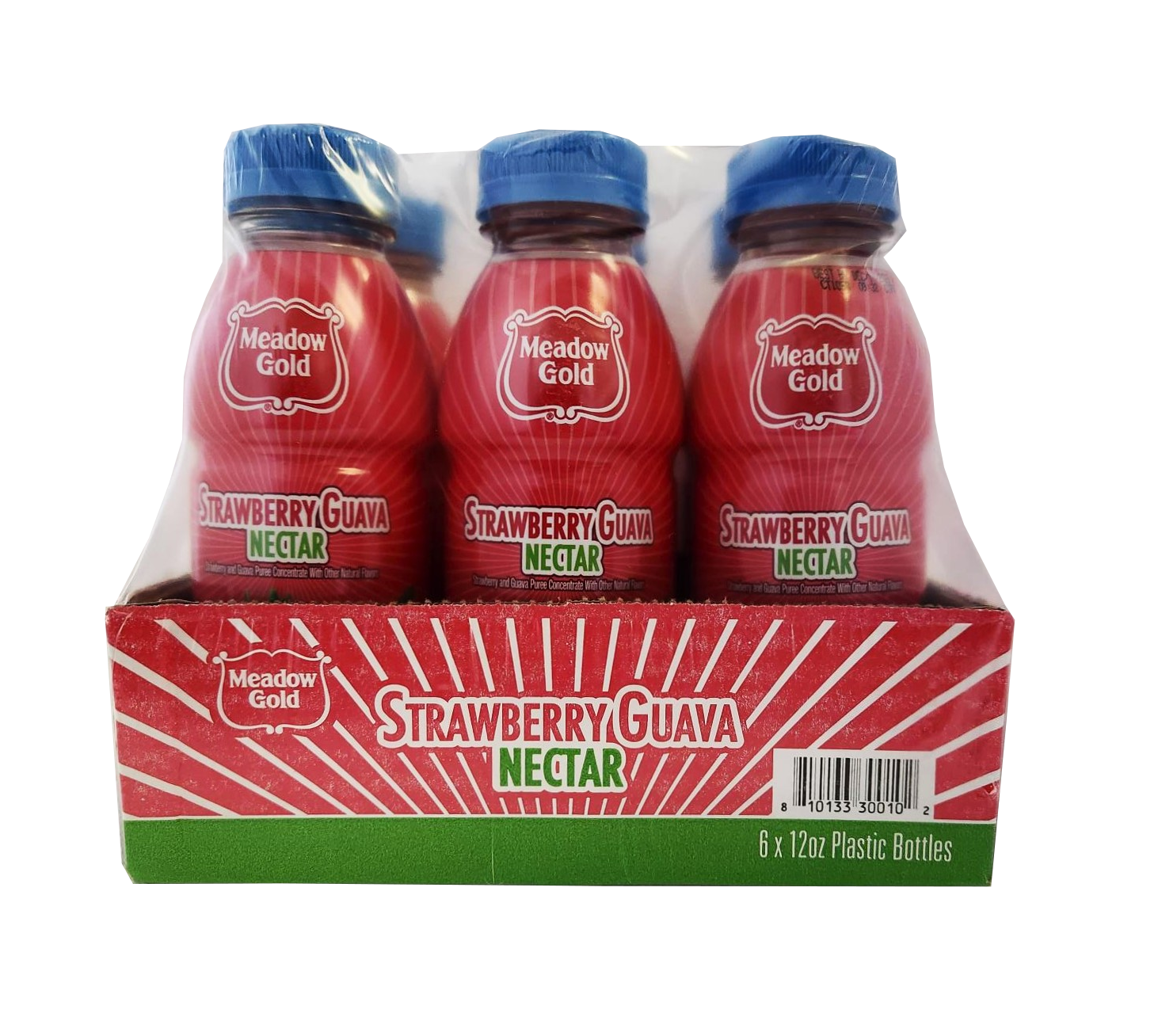 Meadow Gold Strawberry Guava Nectar Drink 6-pack 12oz.