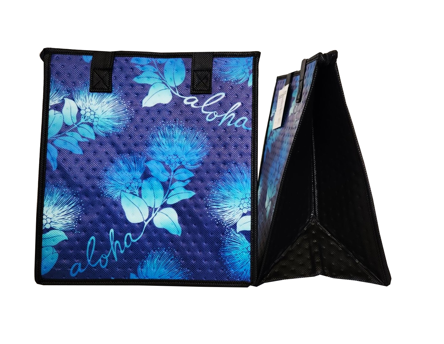 Tropical Paper Garden - Insulated Medium Bag - SPROUT NAVY