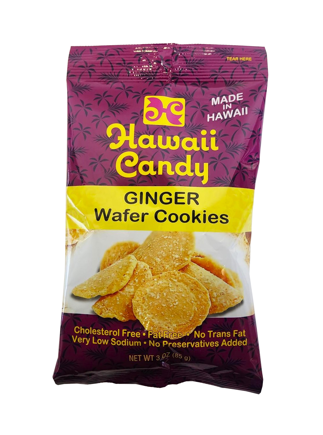Hawaii Candy Ginger Wafer Cookies 3 oz