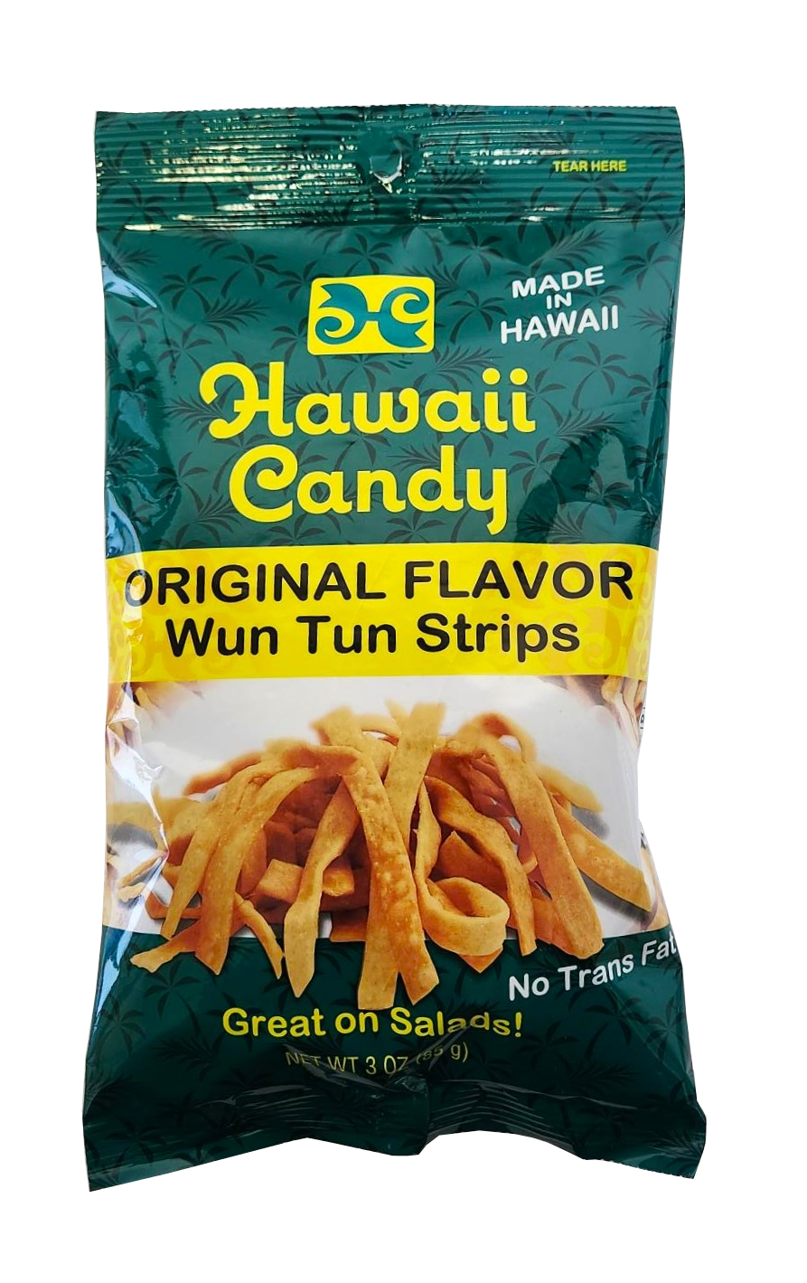 Hawaii Candy Original Flavor Wun Tun Strips 3 oz
