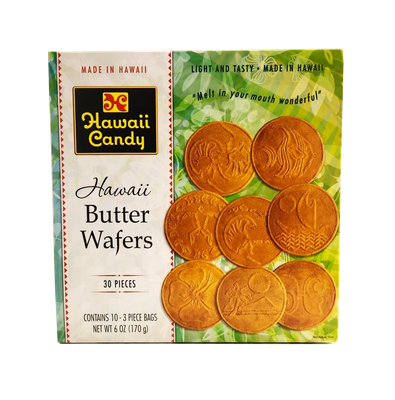Hawaii Candy Hawaii Butter Wafers Gift Box 6oz