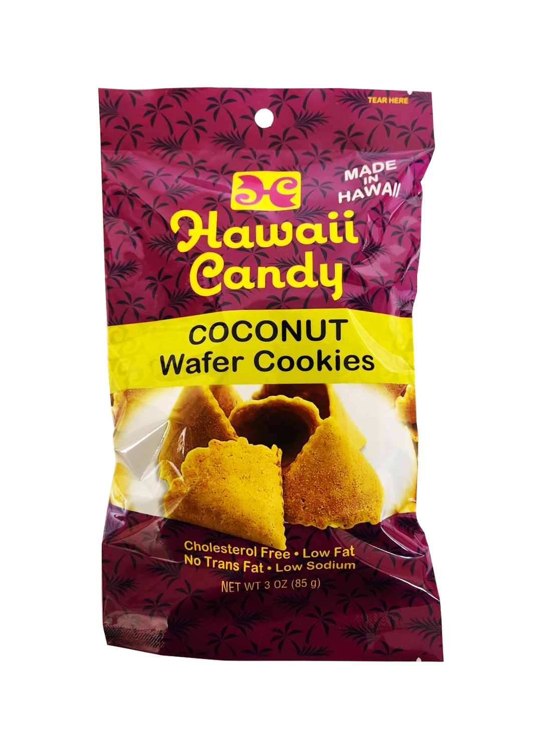 Hawaii Candy Coconut Wafer Cookies 3 oz
