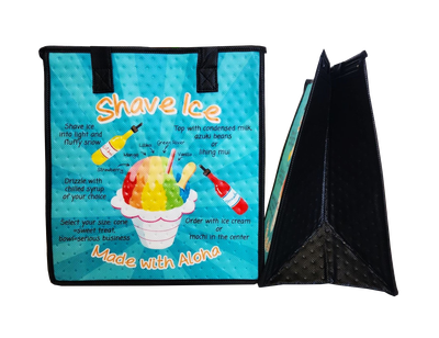 Tropical Paper Garden - Insulated Medium Bag - SHAVE ICE ANATOMY AQUA MED