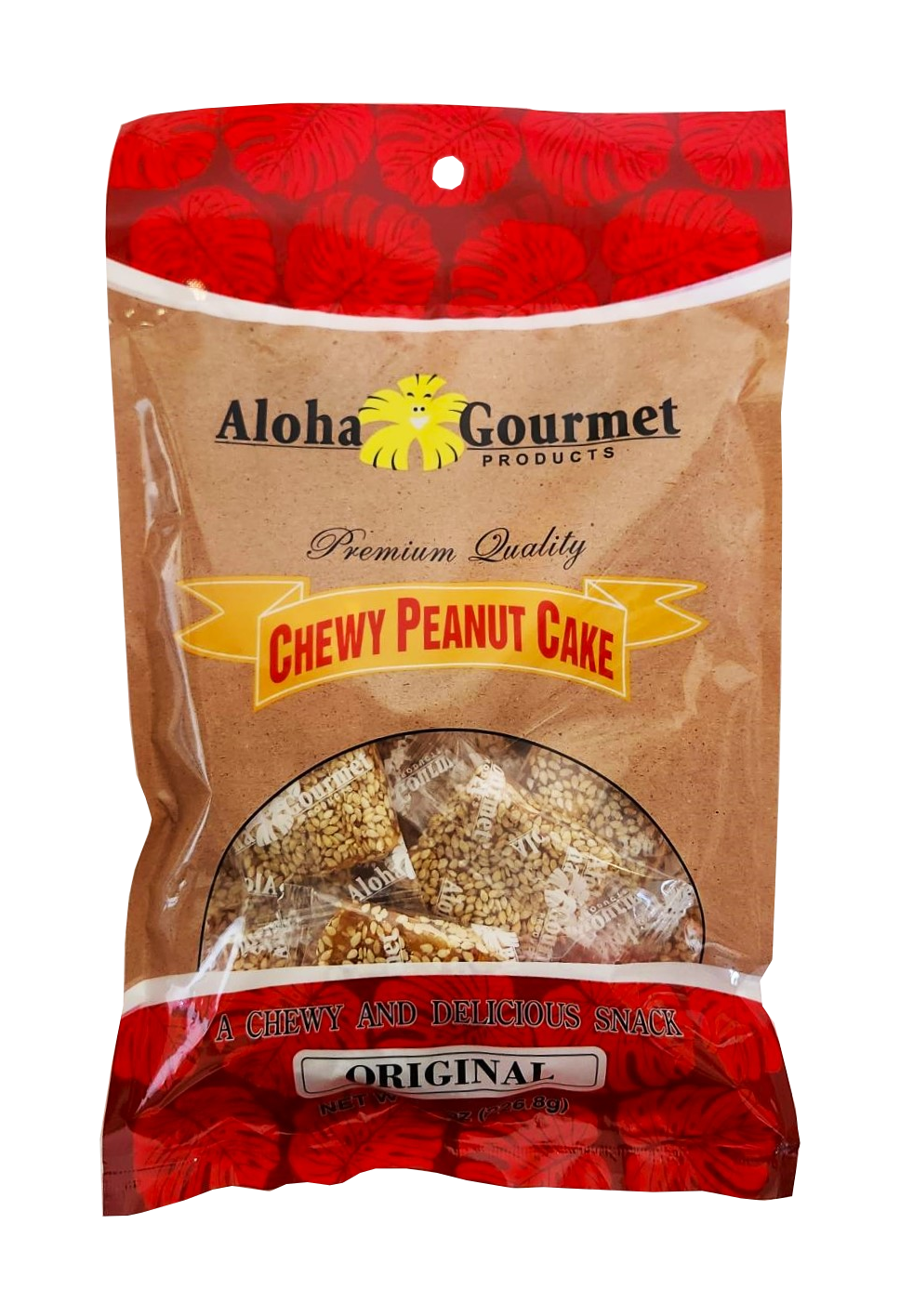 Aloha Gourmet Chewy Peanut Cake 8oz.