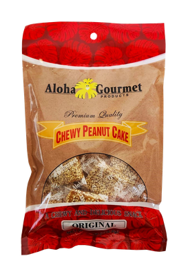 Aloha Gourmet Chewy Peanut Cake 8oz.