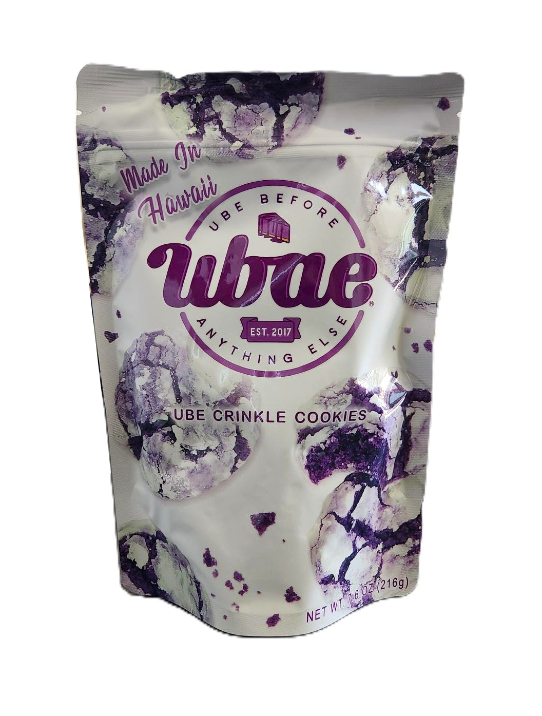 Ubae Ube Crinkle Cookies 7.6oz