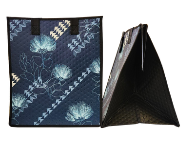 Tropical Paper Garden - Insulated Large Bag - WIND DOWN NAVY LRG