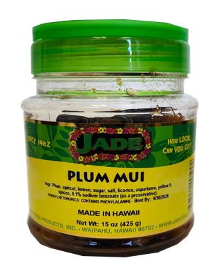 Jade Plum Mui Jar 15 oz (NOT FOR SALE TO CALIFORNIA)