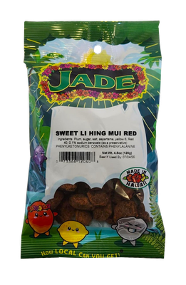 Jade Large Bag Sweet Li Hing Mui Red 4.5 oz (NOT FOR SALE TO CALIFORNIA)