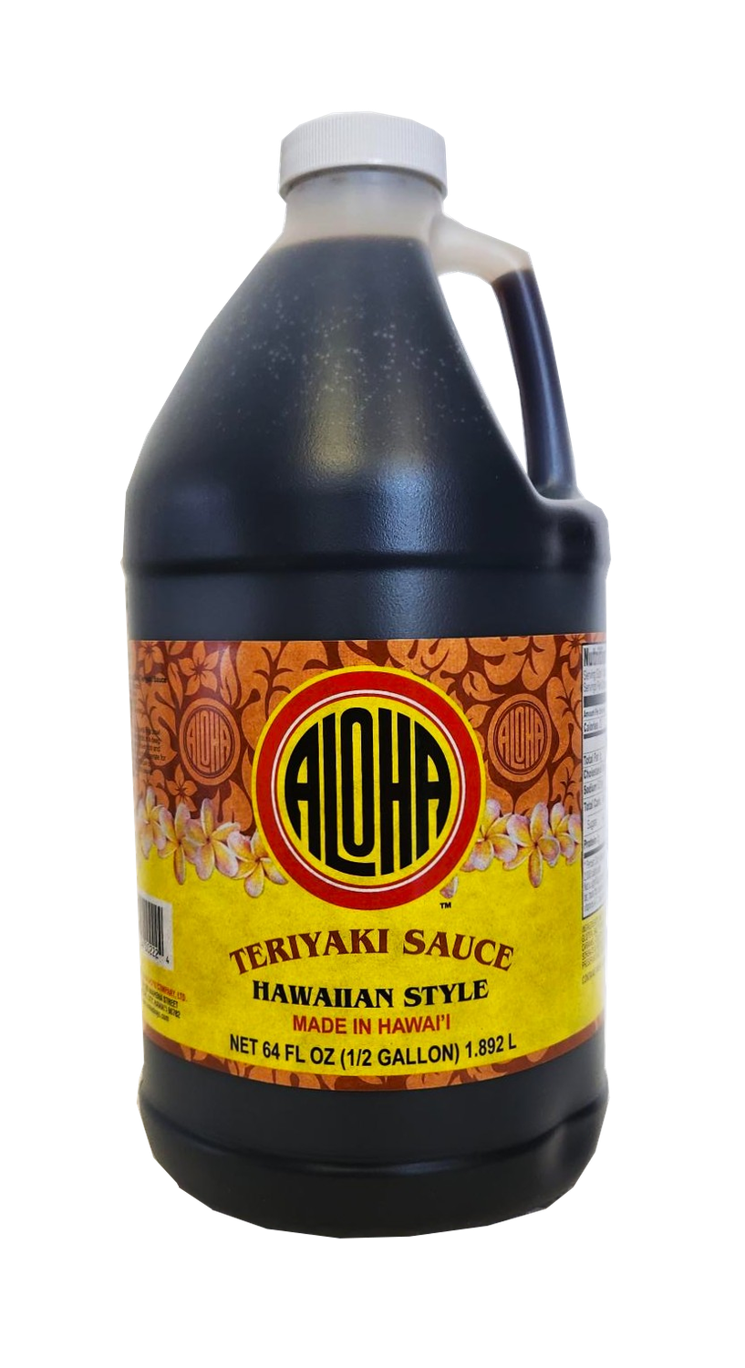 Aloha Hawaiian Style Teriyaki Sauce 64 oz. 1/2 Gallon