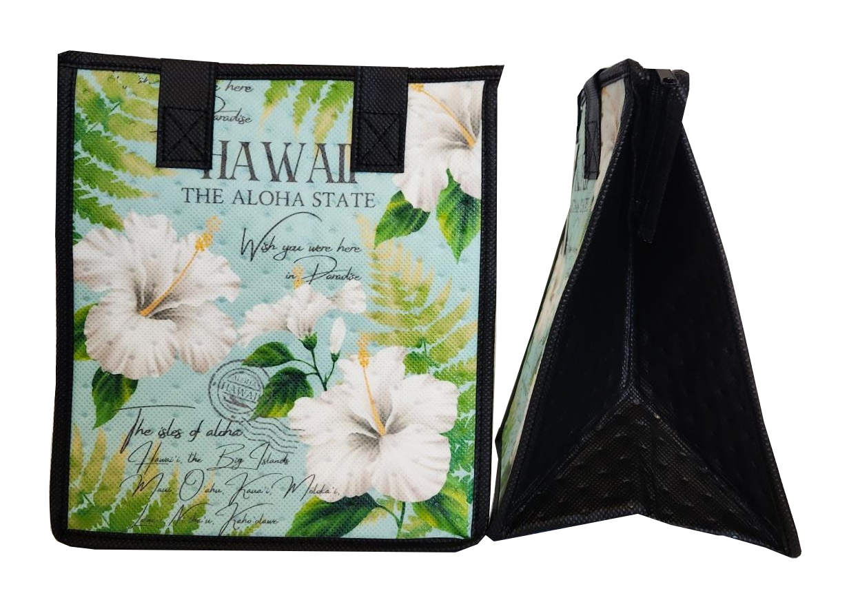 Tropical Paper Garden - Insulated Small Bag - VISTA BLUE PET