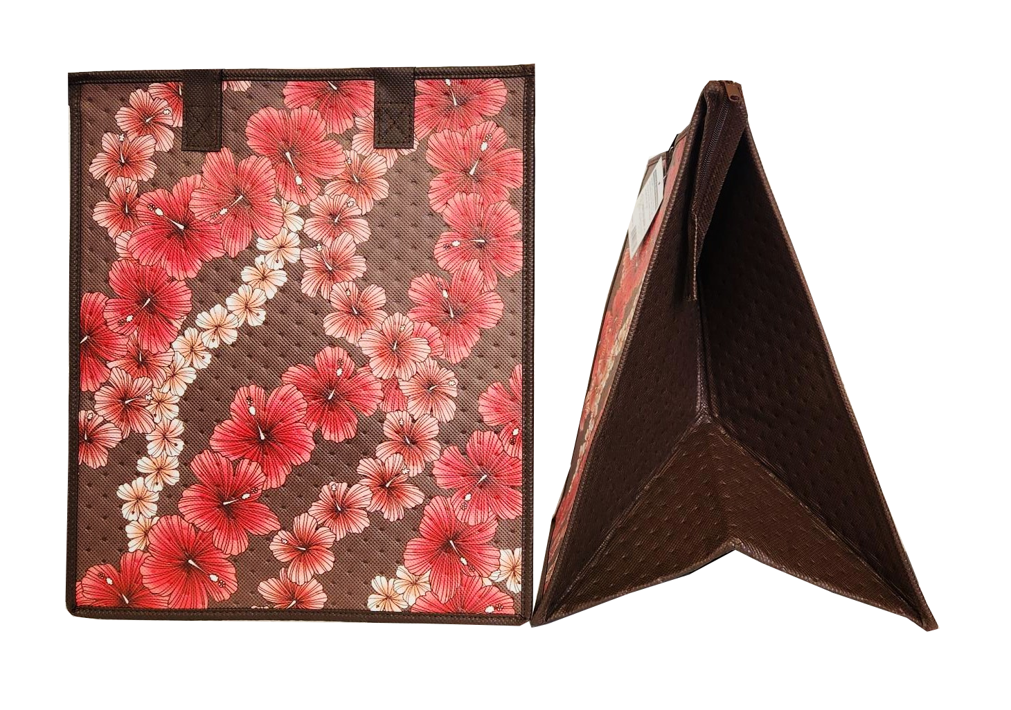 Tropical Paper Garden - Insulated Large Bag - BONBON BROWN LRG