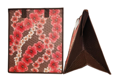 Tropical Paper Garden - Insulated Large Bag - BONBON BROWN LRG