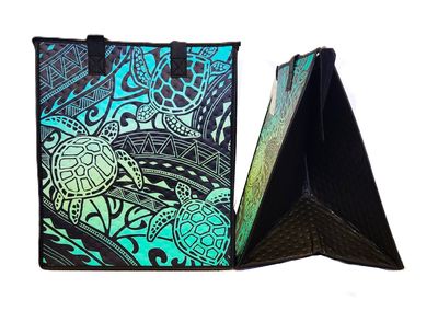 Tropical Paper Garden - Insulated Large Bag - HYPE SEAFOAM LRG