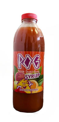 Aloha Shoyu POG (Passion, Orange, Guava) Concentrate Syrup 32oz. (1QT)