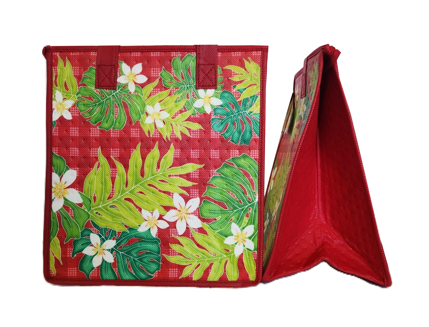 Tropical Paper Garden - Insulated Medium Bag - HOMEMADE RED MED