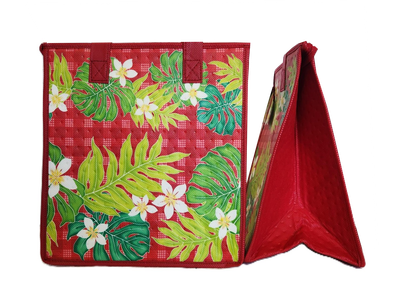 Tropical Paper Garden - Insulated Medium Bag - HOMEMADE RED MED