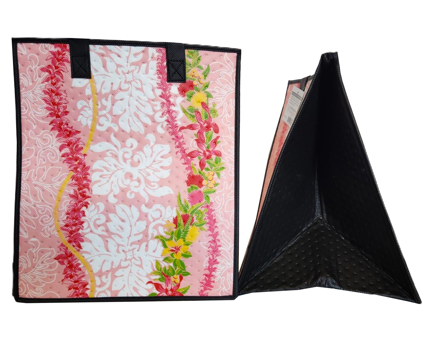 Tropical Paper Garden - Insulated Large Bag - IWILEI PINK LRG