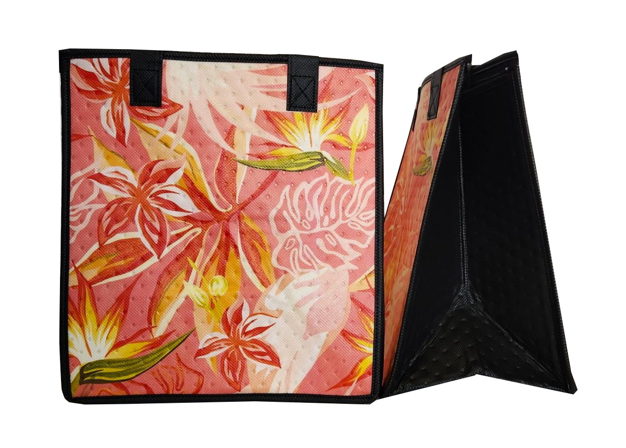 Tropical Paper Garden - Insulated Medium Bag - DAZE CORAL MED