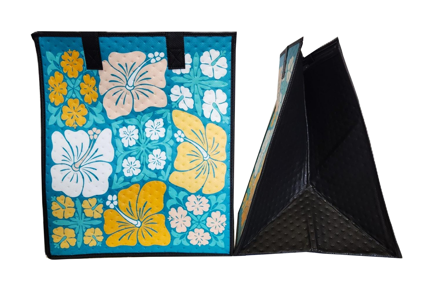 Tropical Paper Garden - Insulated Large Bag - JIGSAW AQUA LRG