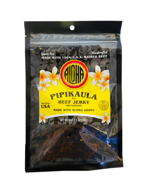 Aloha Shoyu Beef Jerky 2.5oz  - Pipikaula Style