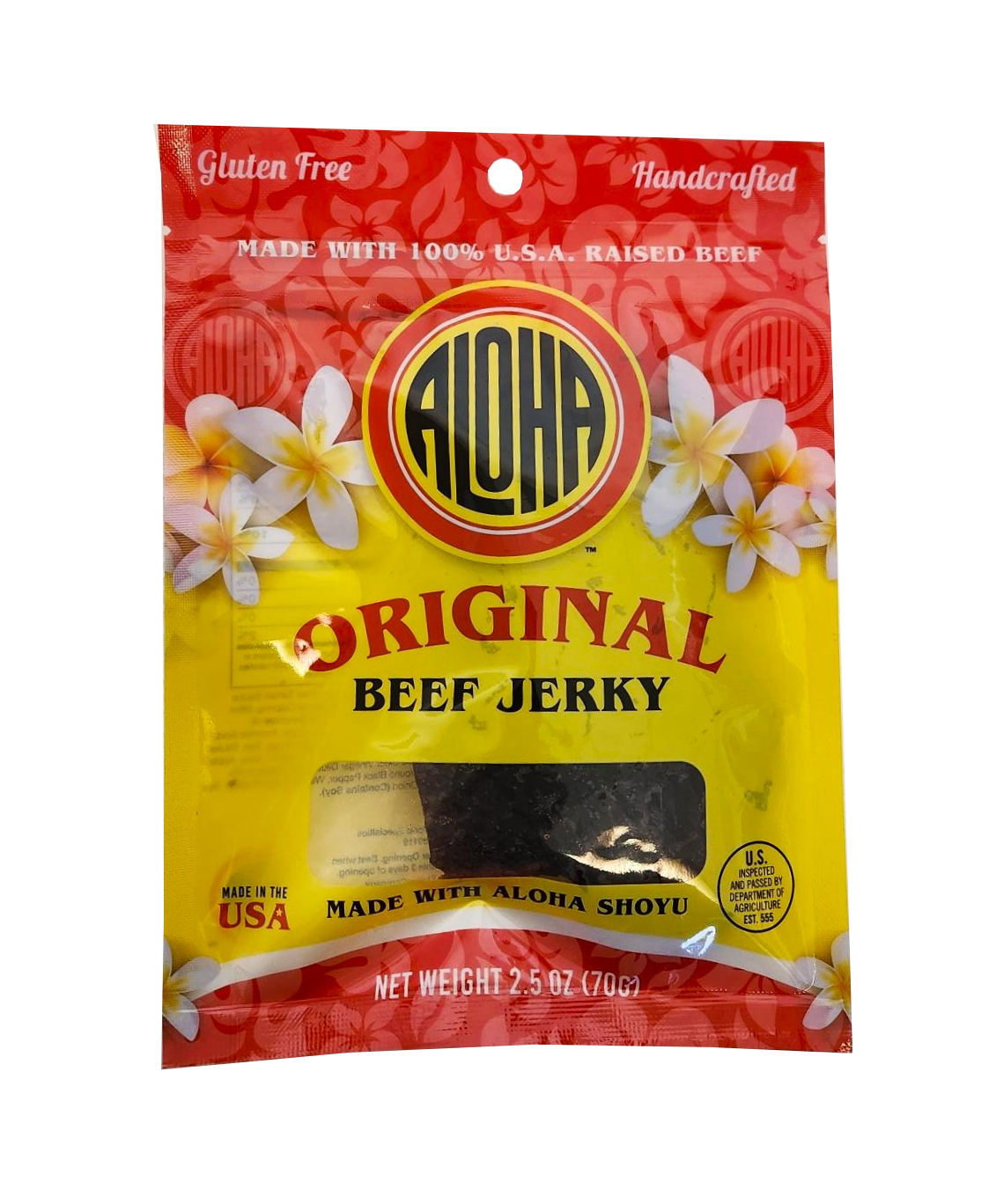 Aloha Shoyu Beef Jerky 2.5oz  - Original
